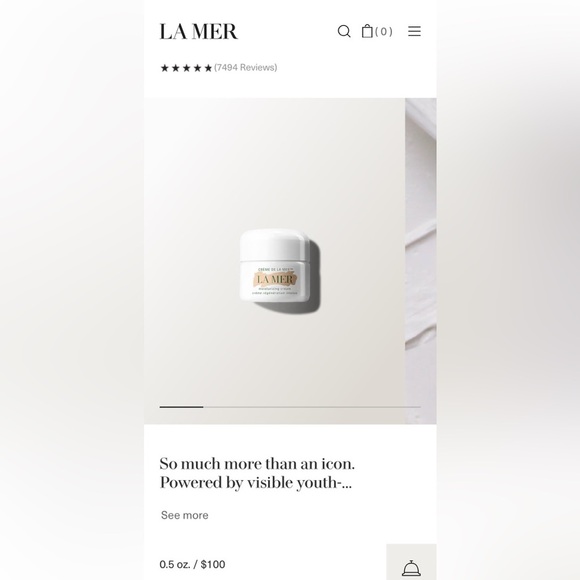 NEW La Mer 2xCrème De La Mer The Moisturizing Cream 7ML - Picture 2 of 4